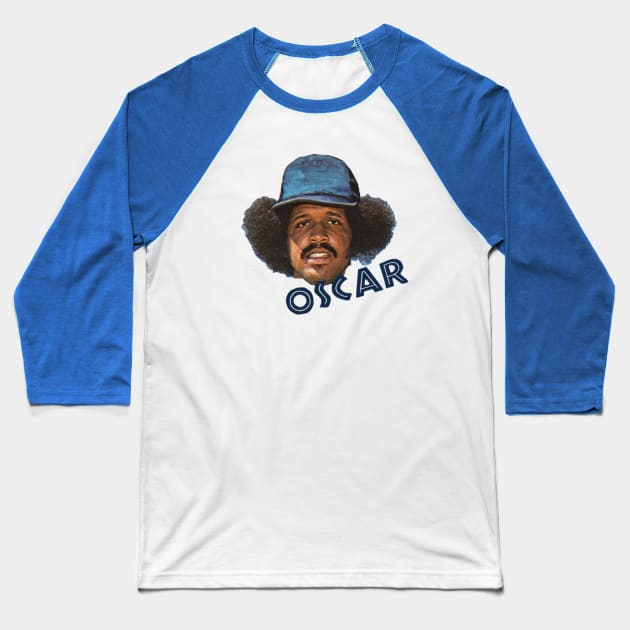 Oscar Gamble Tribute Baseball T-Shirt by Bleeding Yankee Blue